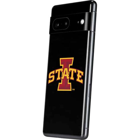 Iowa State University Primary Logo Black Pixel Skins